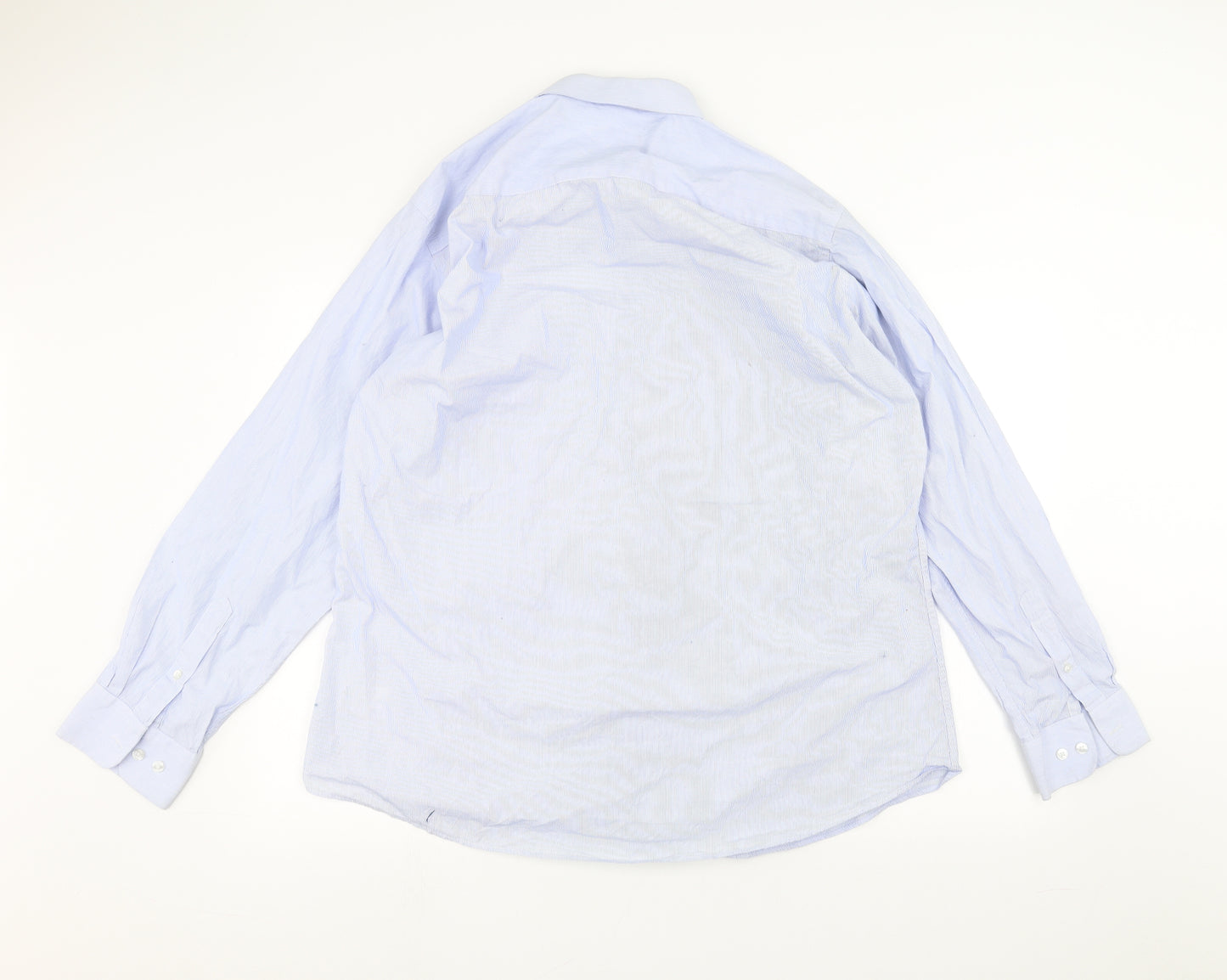 John Lewis Mens Blue    Dress Shirt Size 18