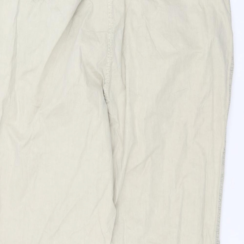 Marks and Spencer Womens Beige   Straight Jeans Size 20 L28 in