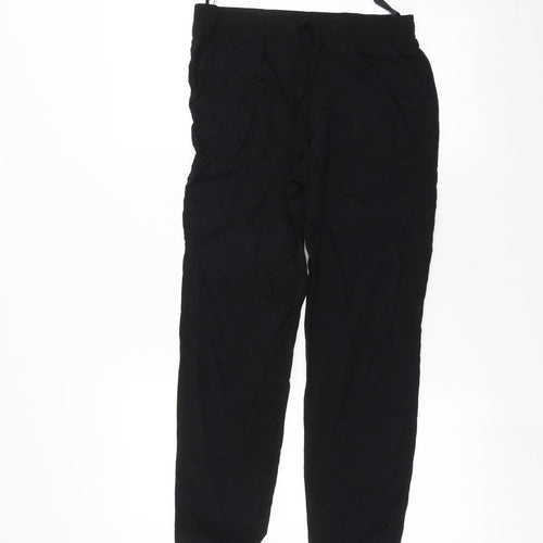 Primark Womens Black   Trousers  Size 10 L23 in
