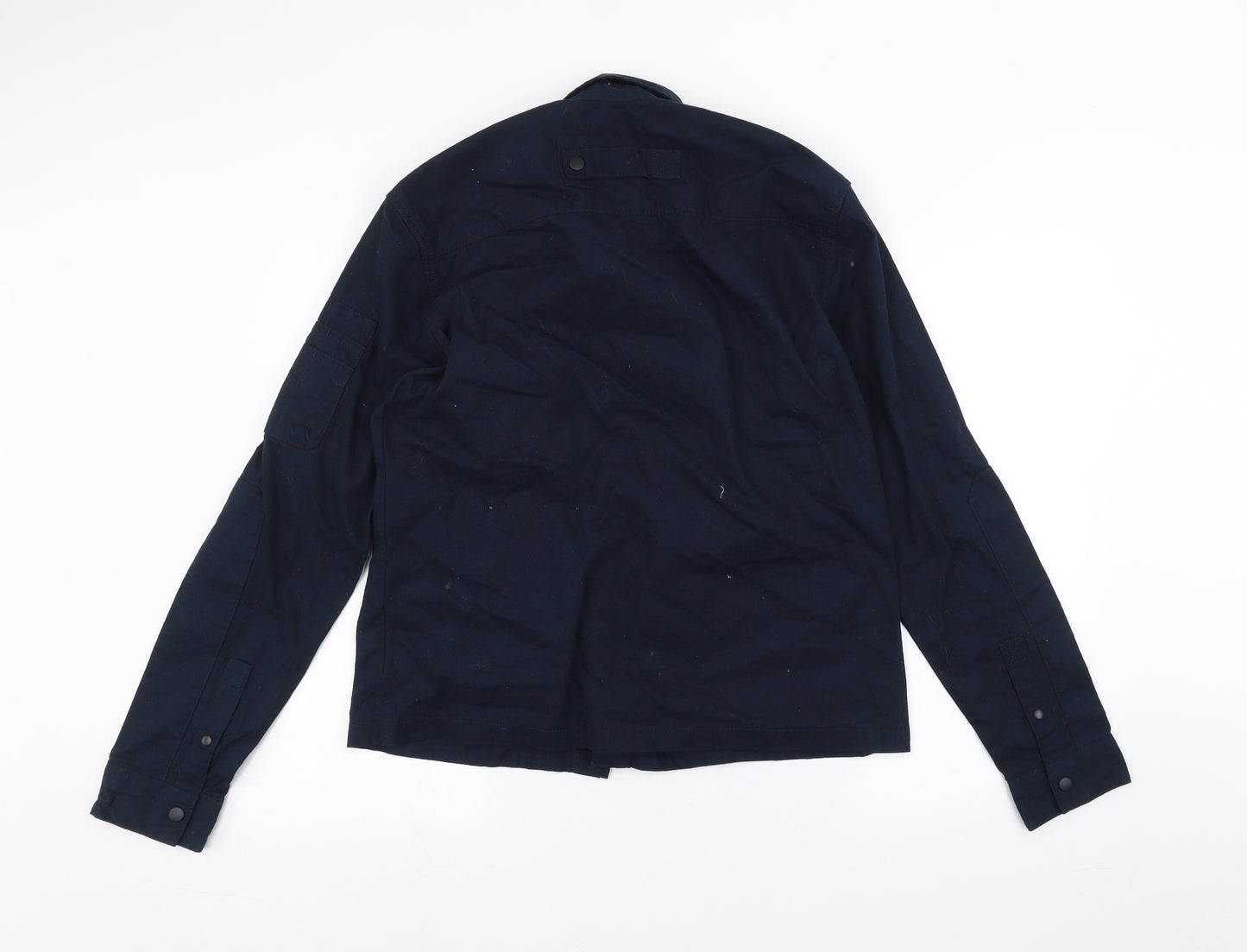 JACK & JONES Mens Blue    Dress Shirt Size L