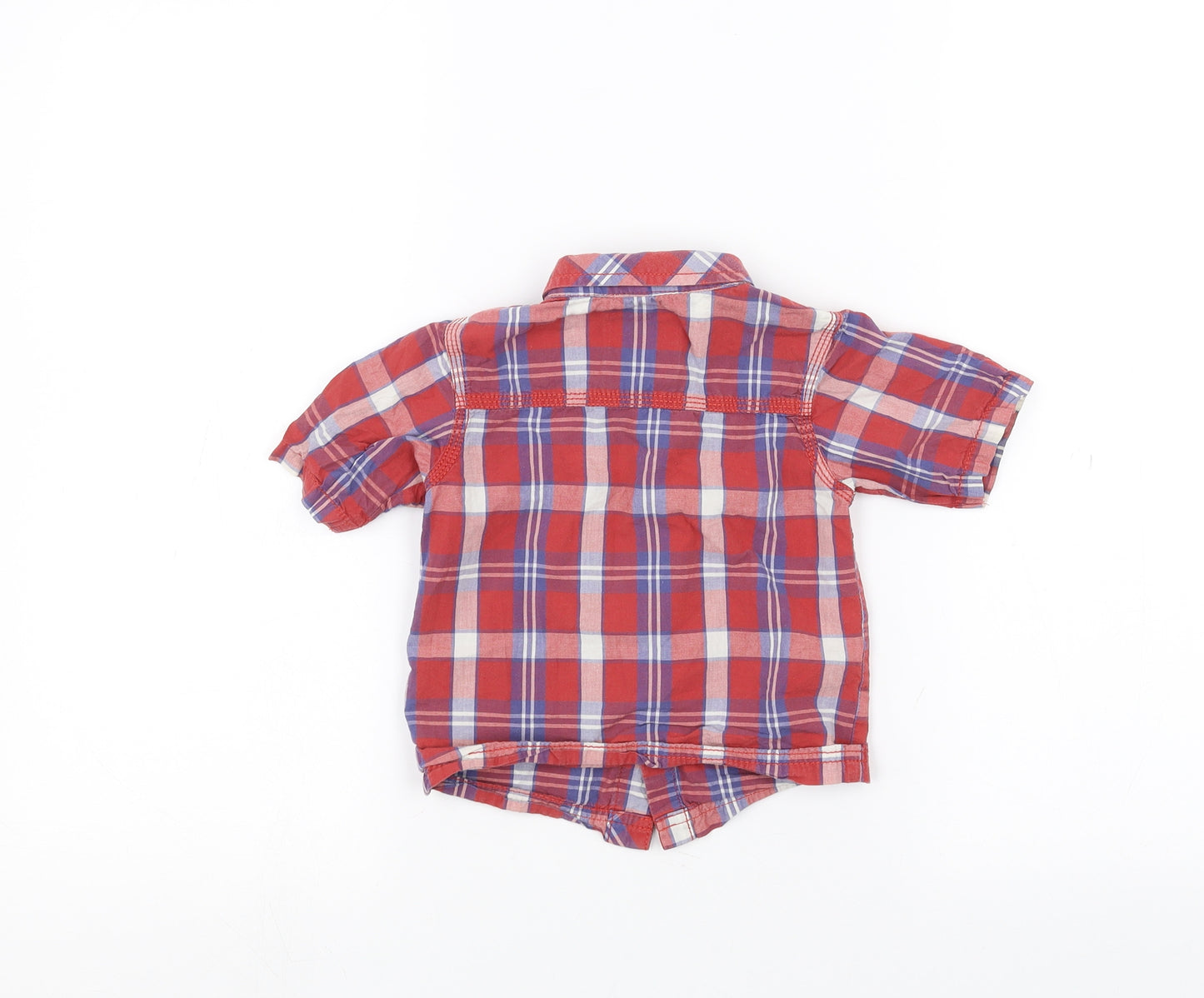 TU Baby Red   Basic Button-Up Size 9-12 Months