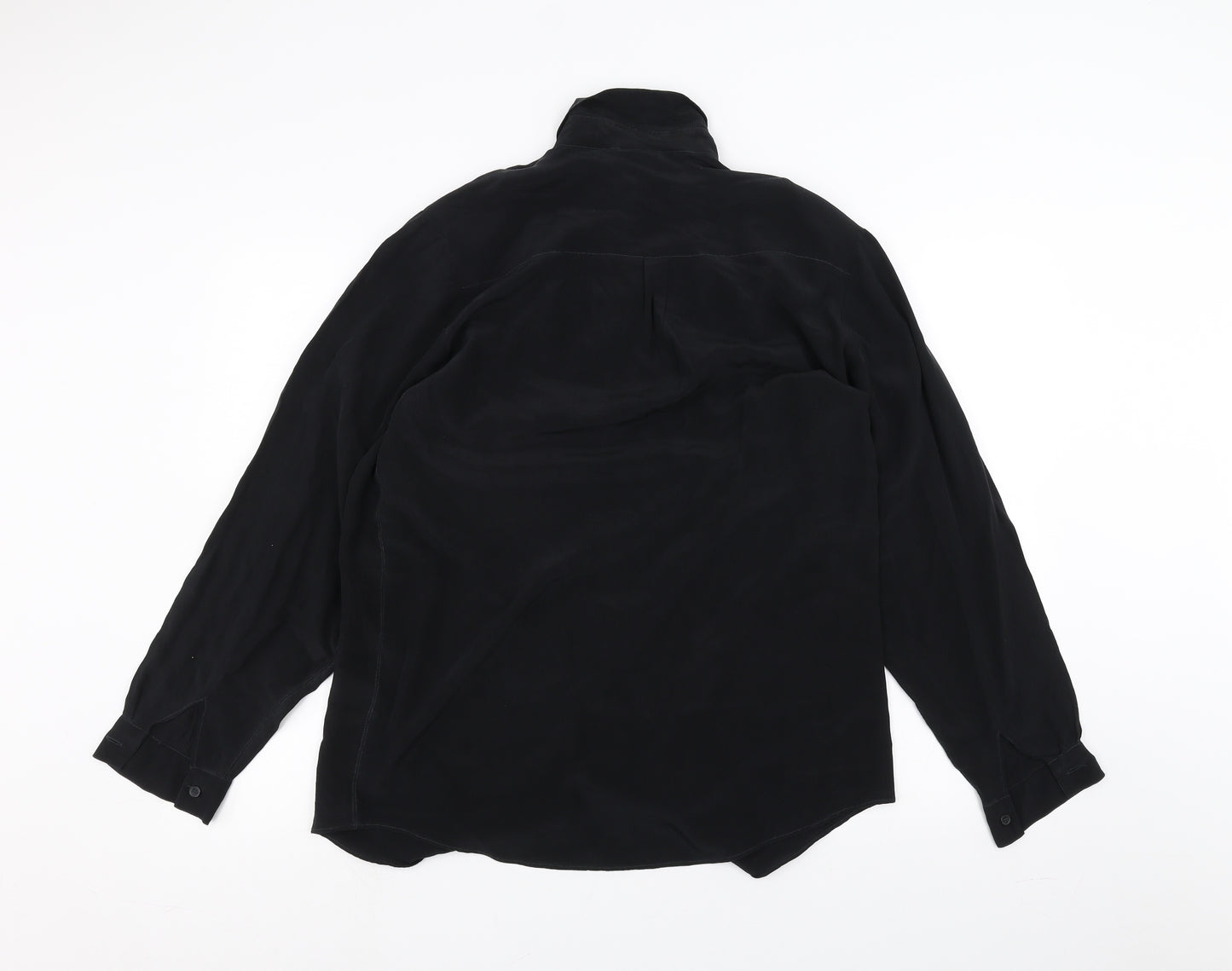 Your Sixth Sense Womens Black   Basic Button-Up Size 12