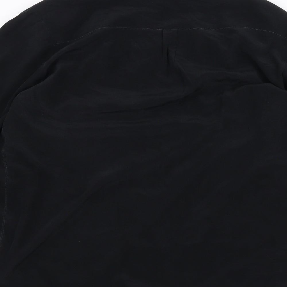 Your Sixth Sense Womens Black   Basic Button-Up Size 12