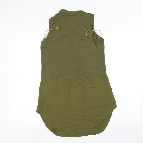 TU Womens Green   Basic Button-Up Size 10