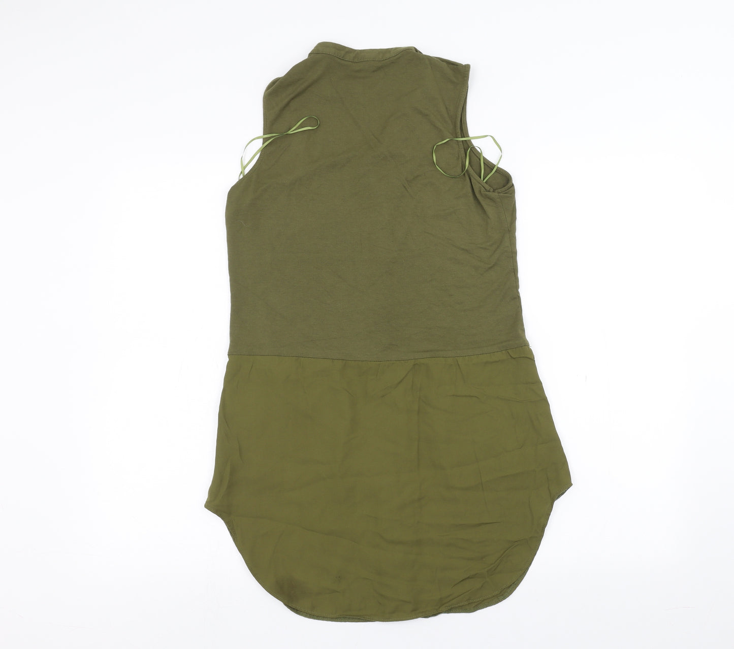 TU Womens Green   Basic Button-Up Size 10