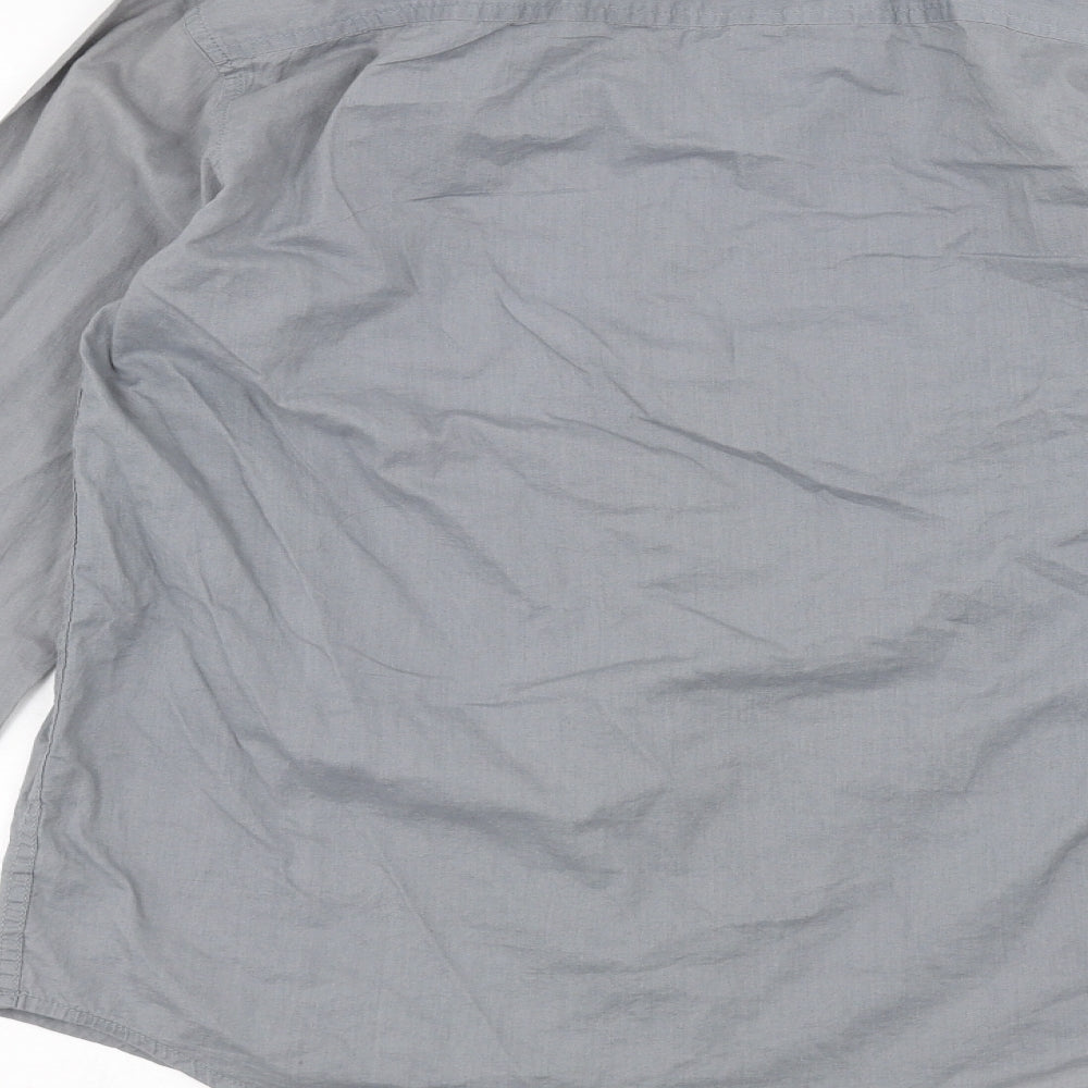 Cedar Wood State Mens Grey    Dress Shirt Size S