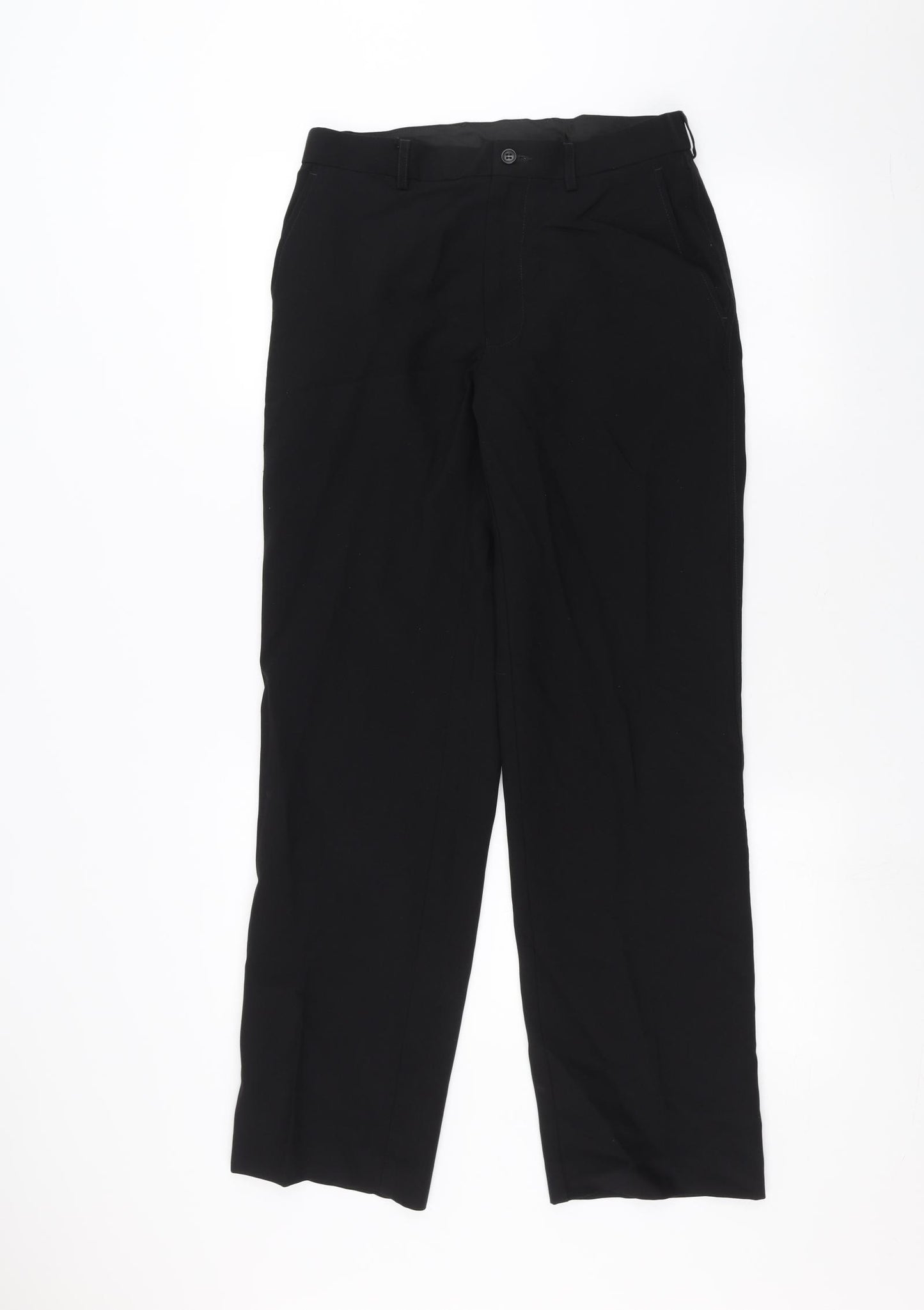 Marks and Spencer Mens Black   Trousers  Size 31 in L30 in