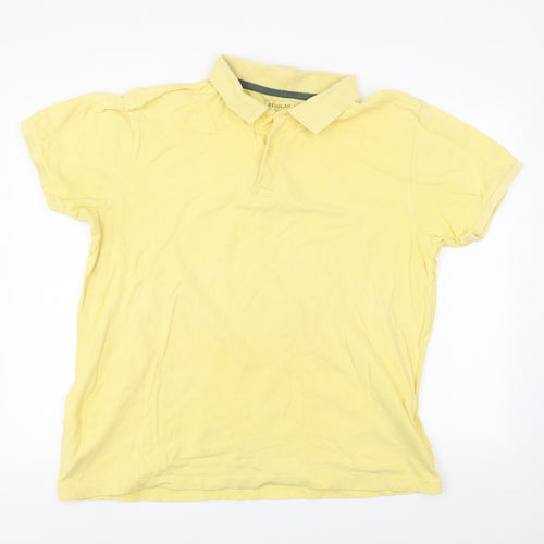 Primark Mens Yellow    Polo Size XL