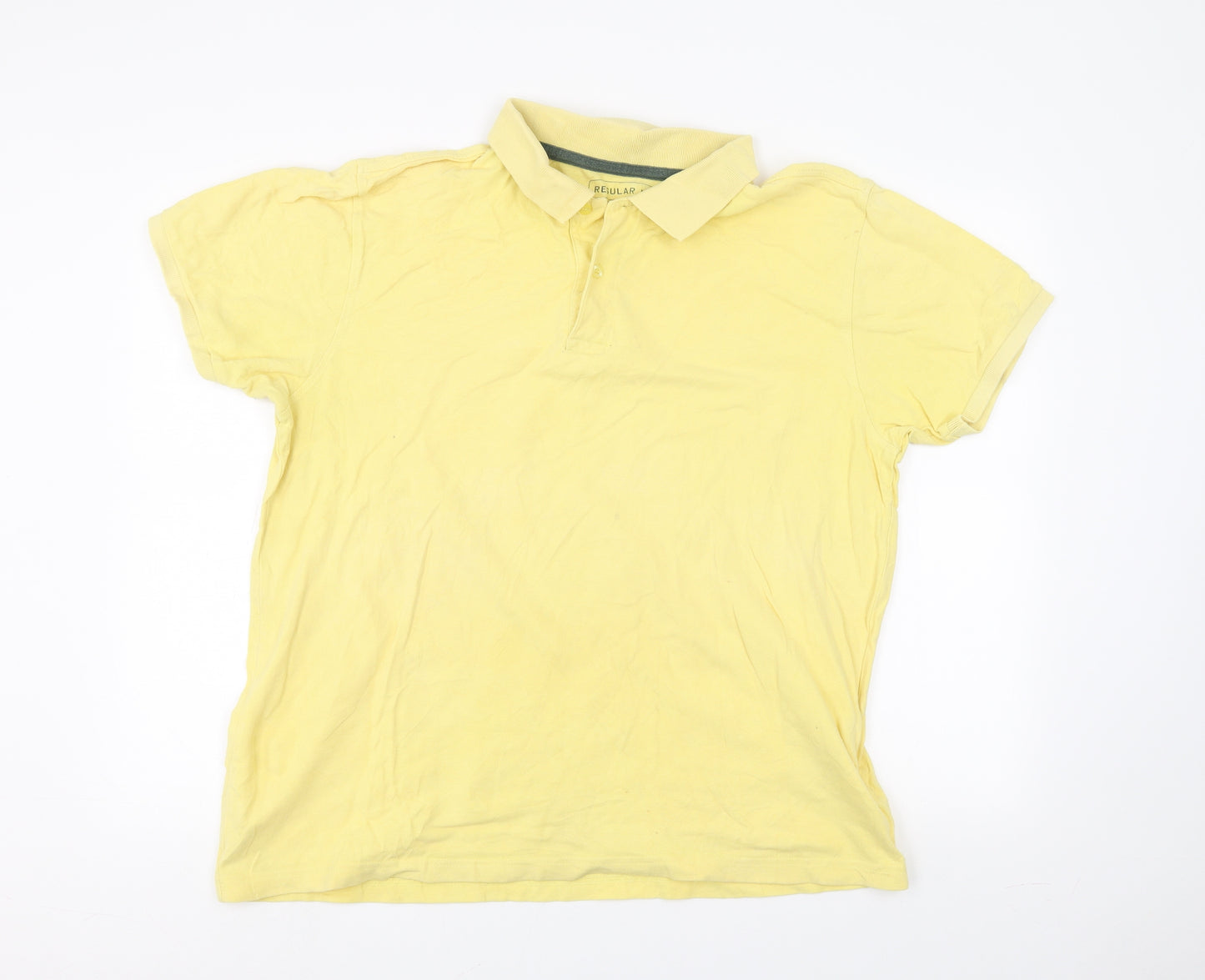 Primark Mens Yellow    Polo Size XL