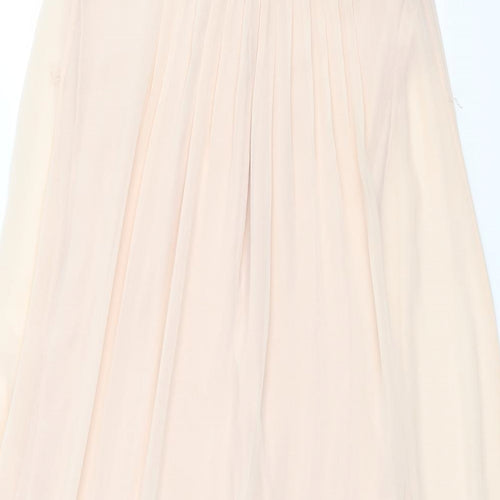 Spotlight Womens Beige  Rayon A-Line  Size 10