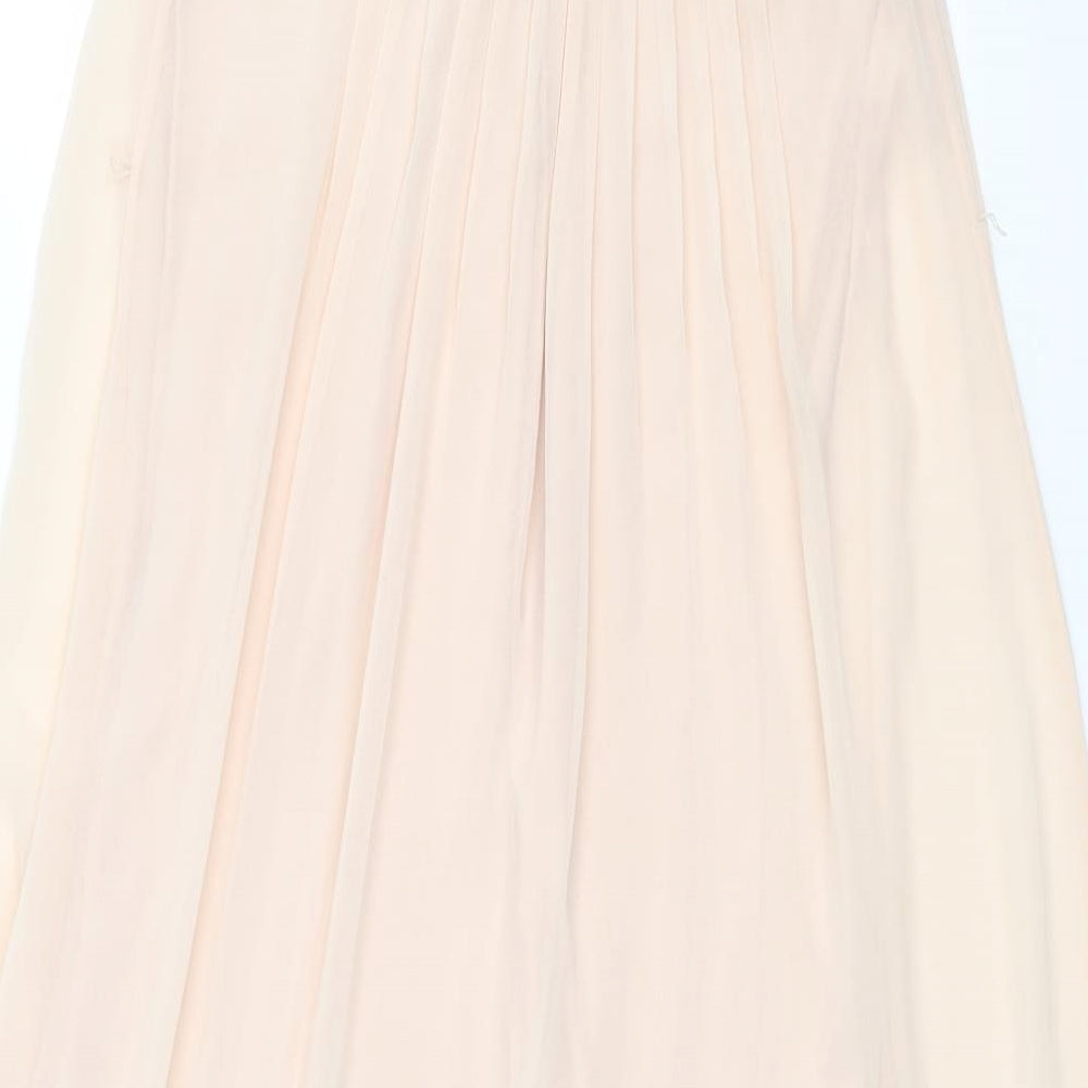 Spotlight Womens Beige  Rayon A-Line  Size 10