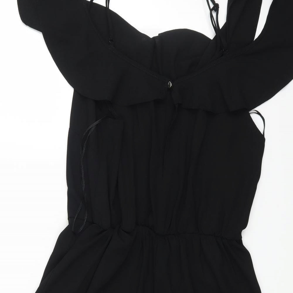 George Womens Black   Bodysuit One-Piece Size 14 L16 in