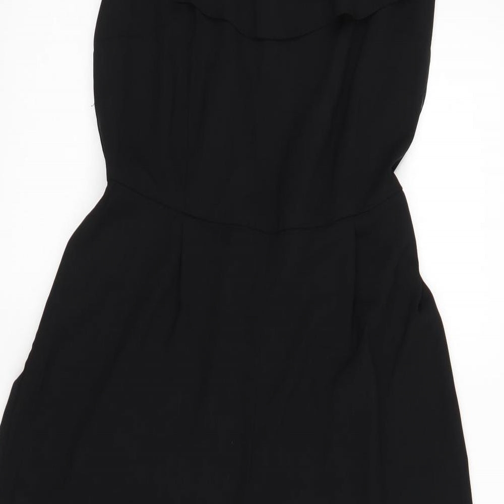 George Womens Black   Bodysuit One-Piece Size 14 L16 in