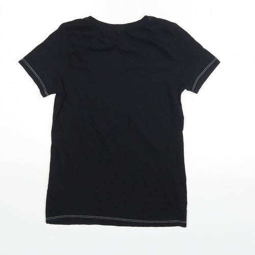 New Look Womens Black   Basic T-Shirt Size 6  - San Diego