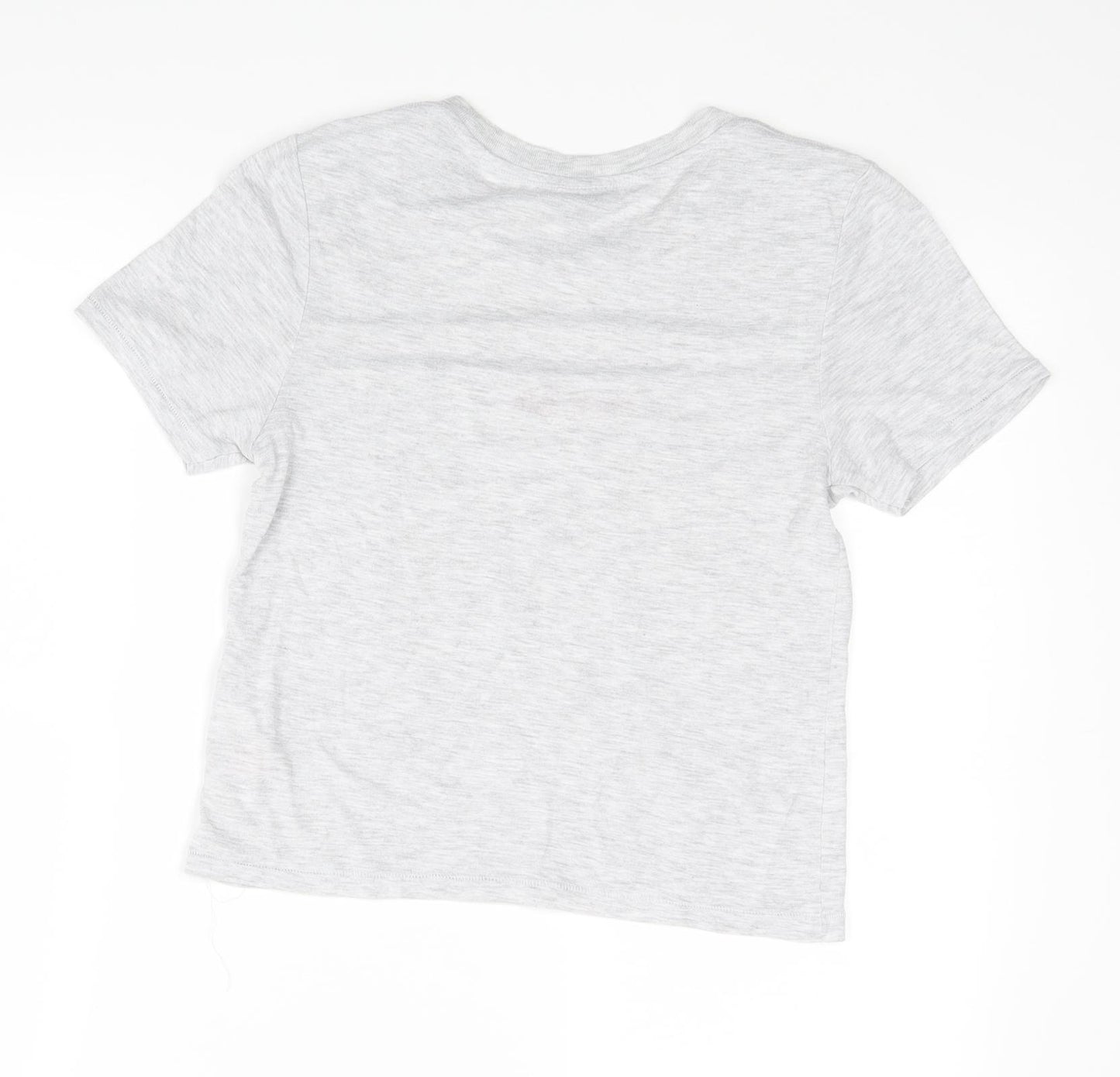 Topshop Womens Grey   Basic T-Shirt Size 6