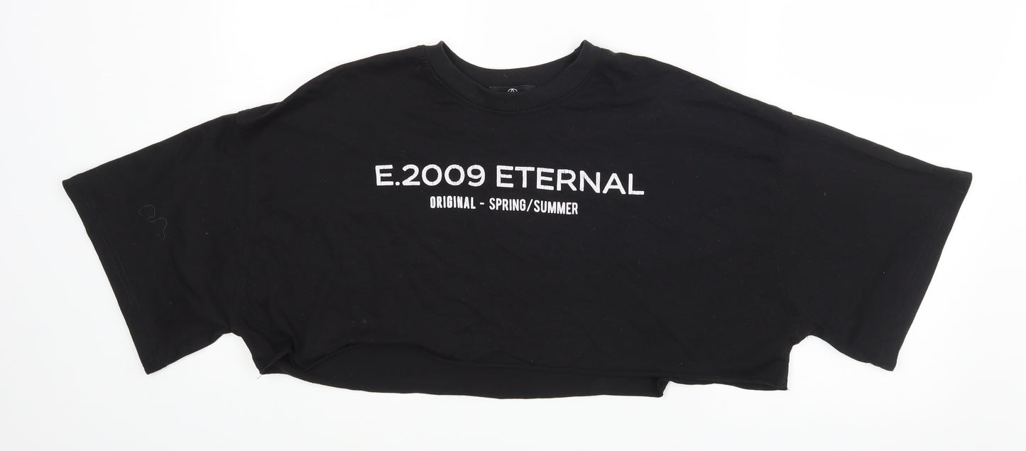 Atmosphere Womens Black   Basic T-Shirt Size 8