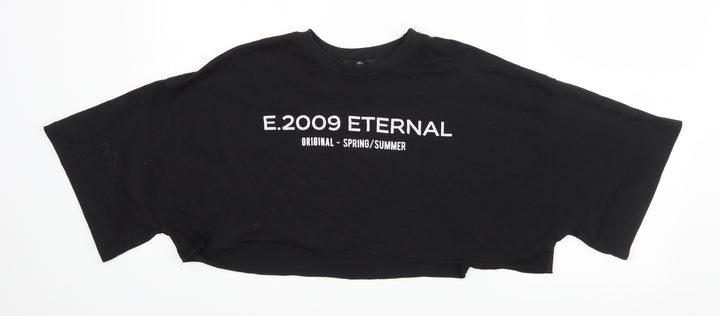 Atmosphere Womens Black   Basic T-Shirt Size 8