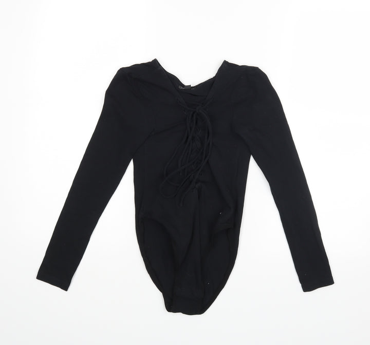 Topashop Womens Black   Playsuit One-Piece Size 8