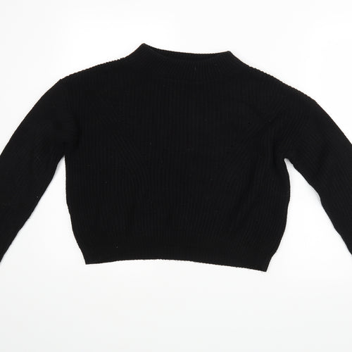 Boohoo Womens Black   Pullover Jumper Size S