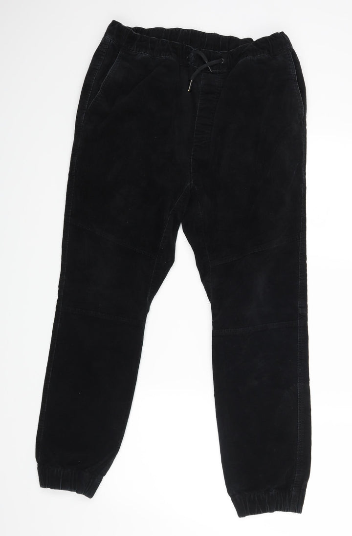 H&M Womens Black   Trousers  Size M L25 in