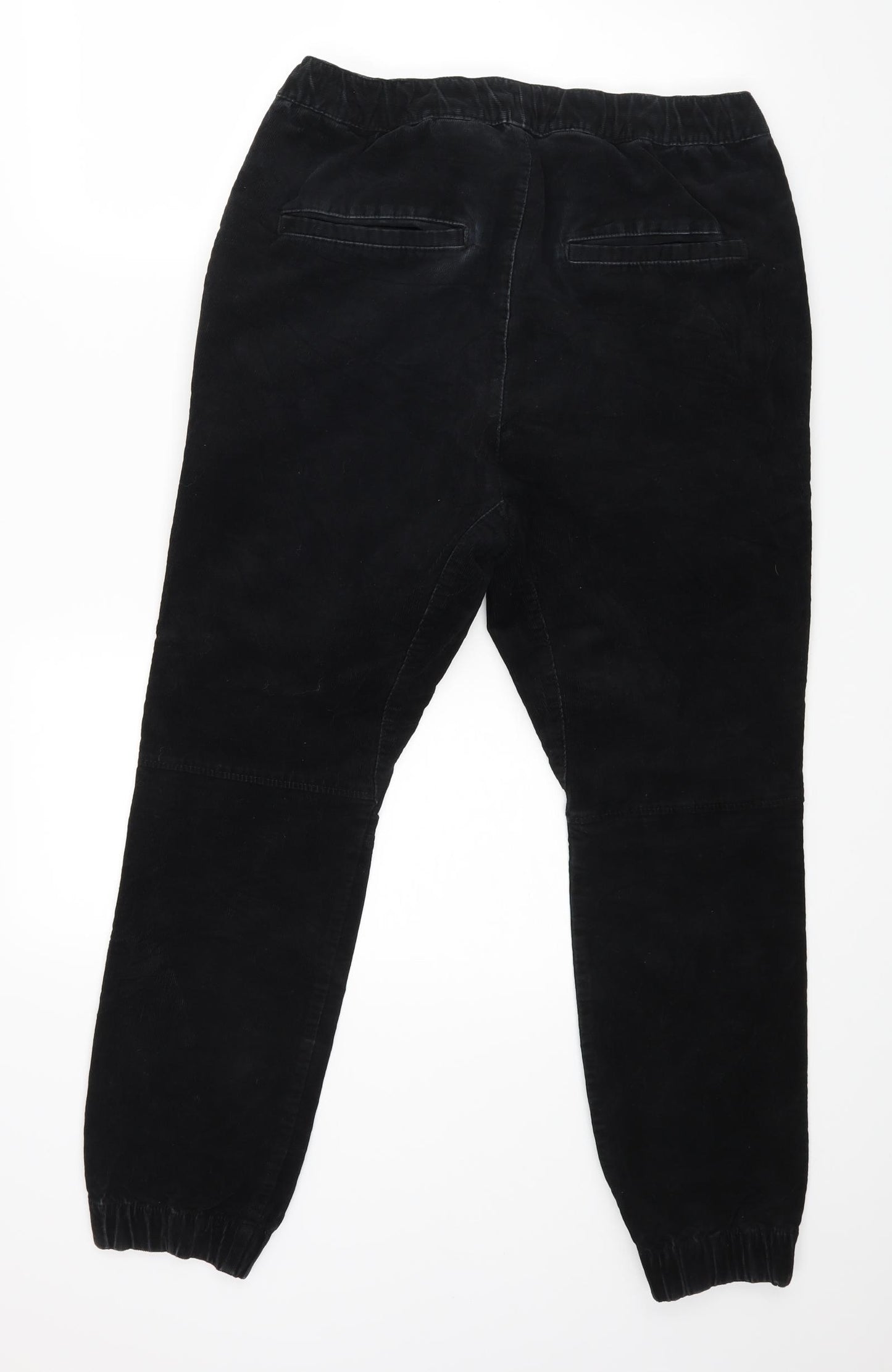 H&M Womens Black   Trousers  Size M L25 in