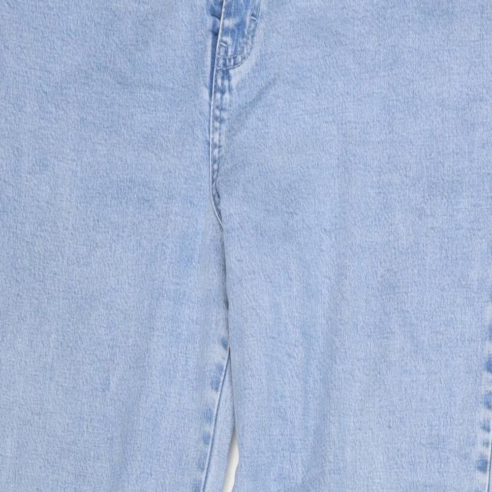 M&S Womens Blue   Straight Jeans Size 16 L30 in