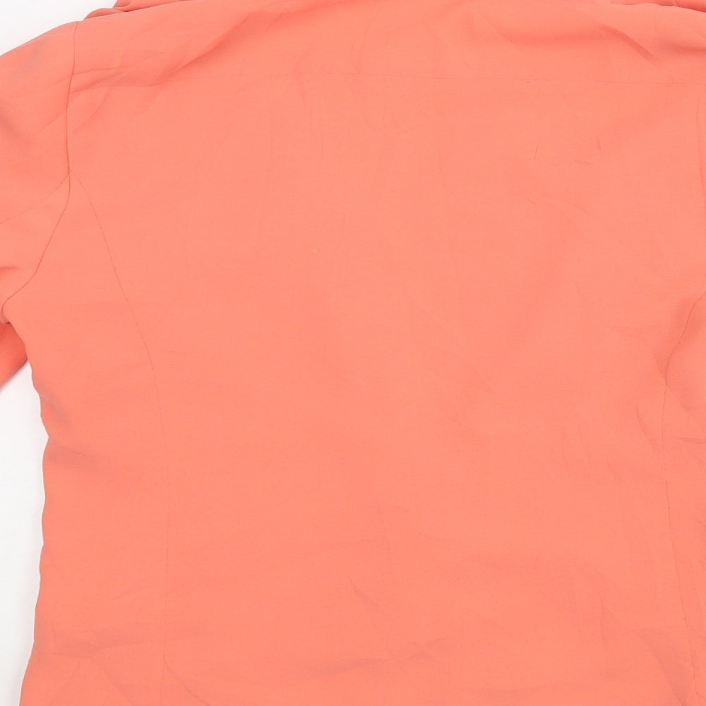 Atmospher Womens Orange   Jacket Blazer Size 12