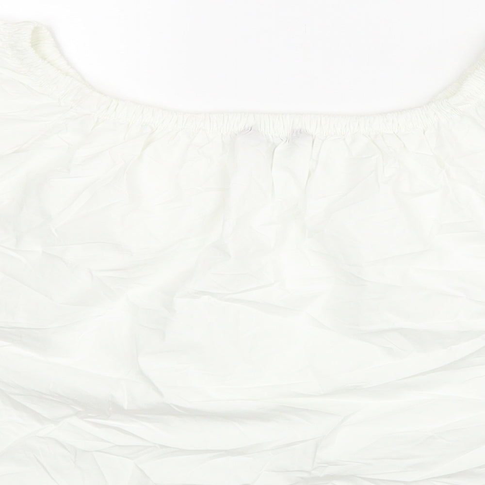 F&F Womens White   Basic Blouse Size 12