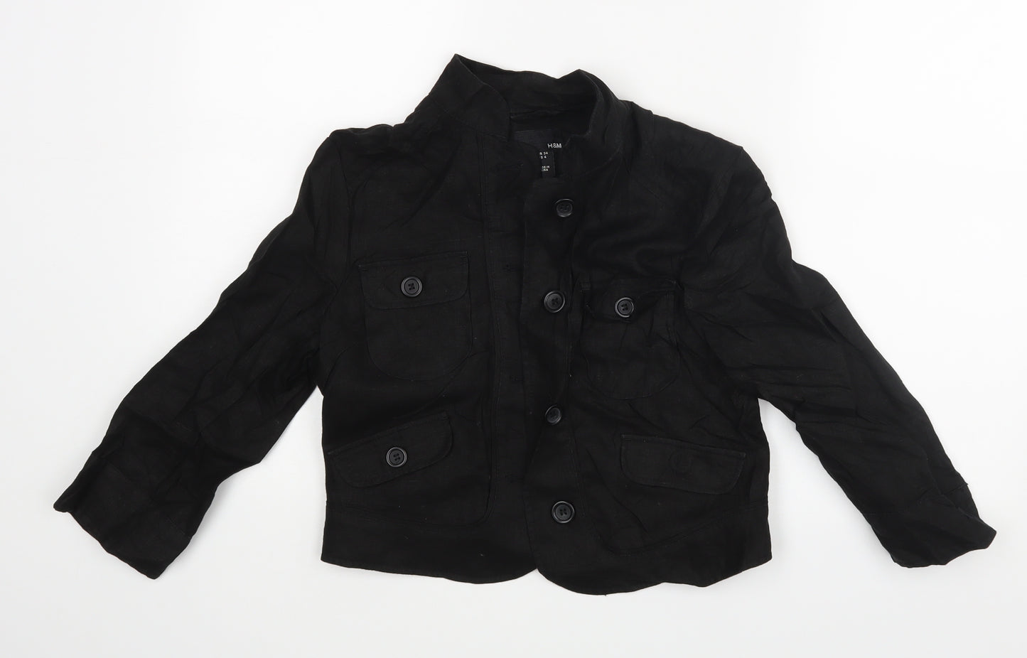 H&M Womens Black   Jacket  Size 34