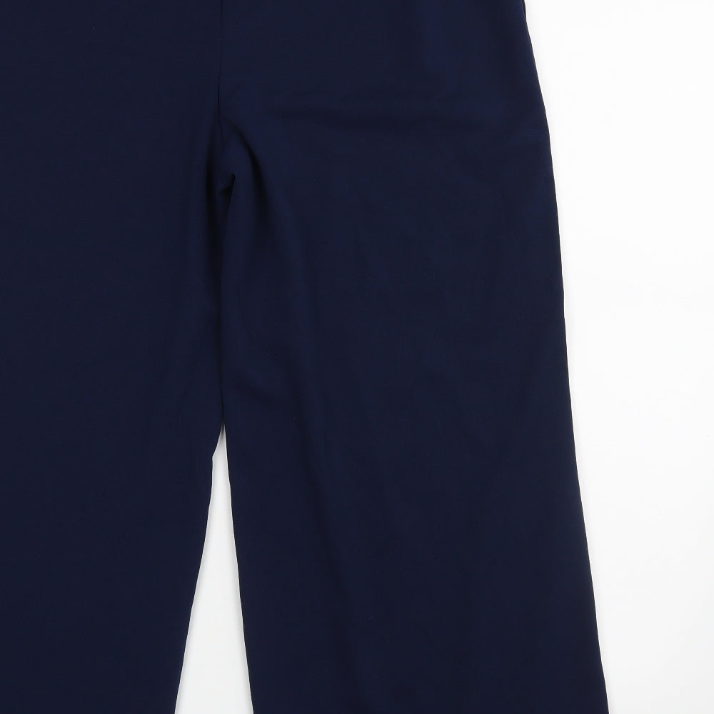 Quiz Womens Blue   Trousers  Size 20 L28 in