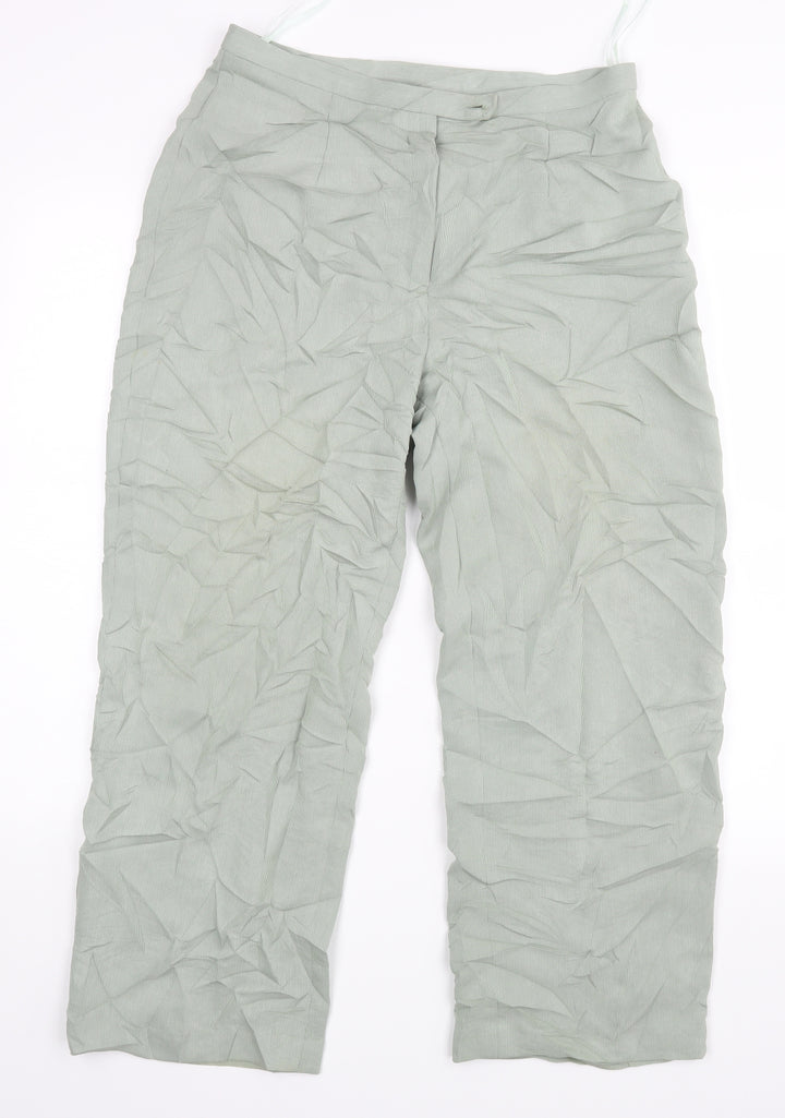 Principles Womens Green   Trousers  Size 14 L26 in
