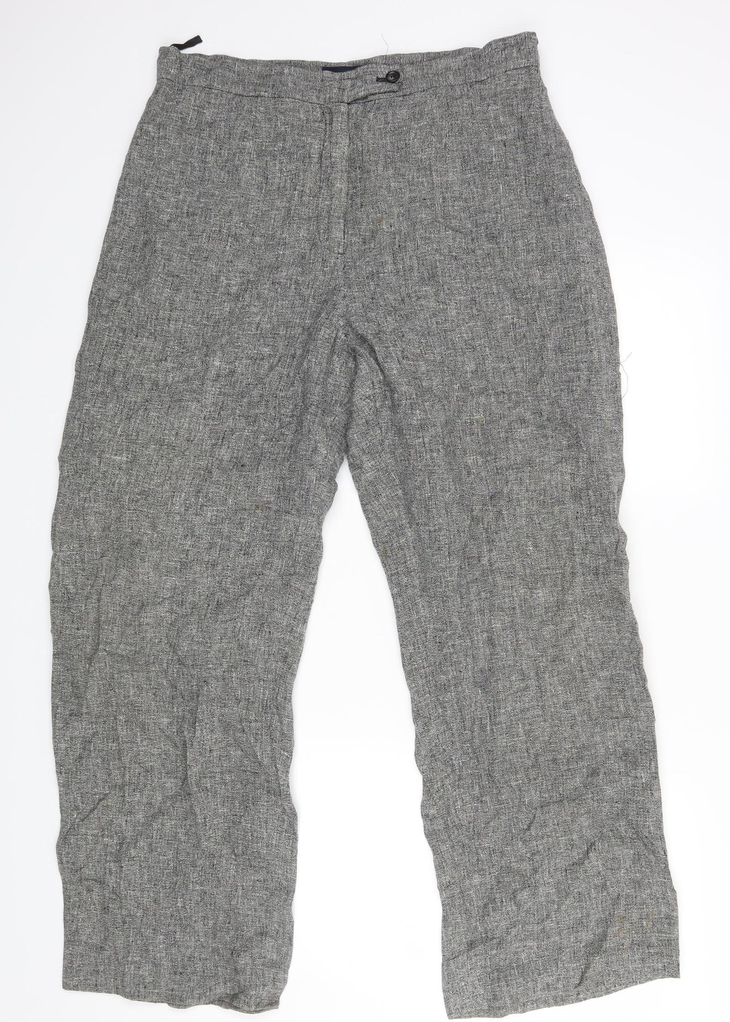 Paul Costelloe Womens Grey   Trousers   L28 in