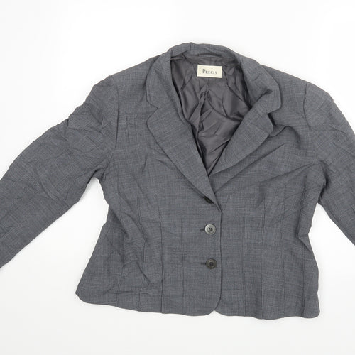 Precis Womens Grey   Jacket Blazer Size 14