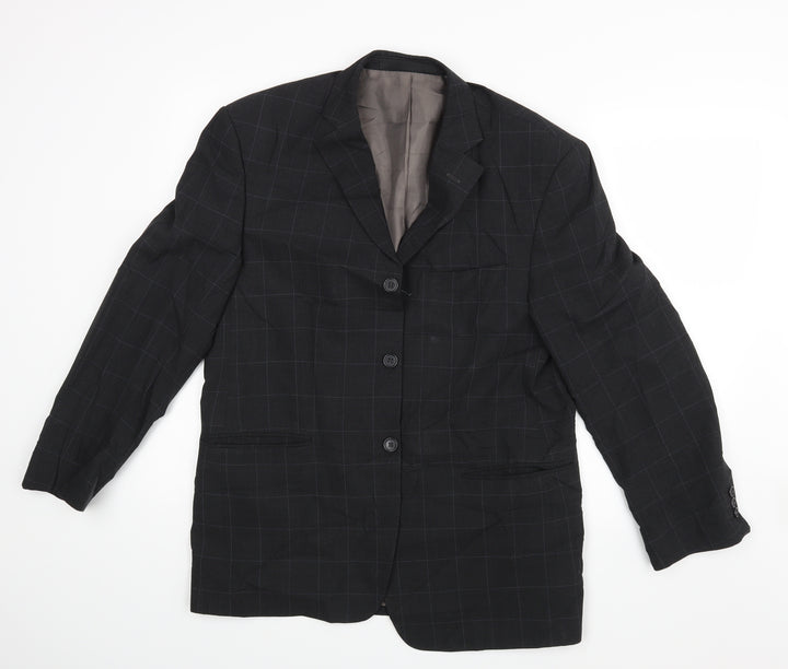 M&S Mens Grey Jacket Blazer Size 44