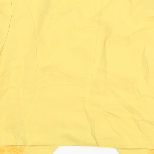 Bianca Womens Yellow   Jacket  Size 38