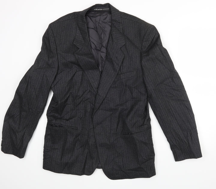 Burton Mens Grey   Jacket Blazer Size 44