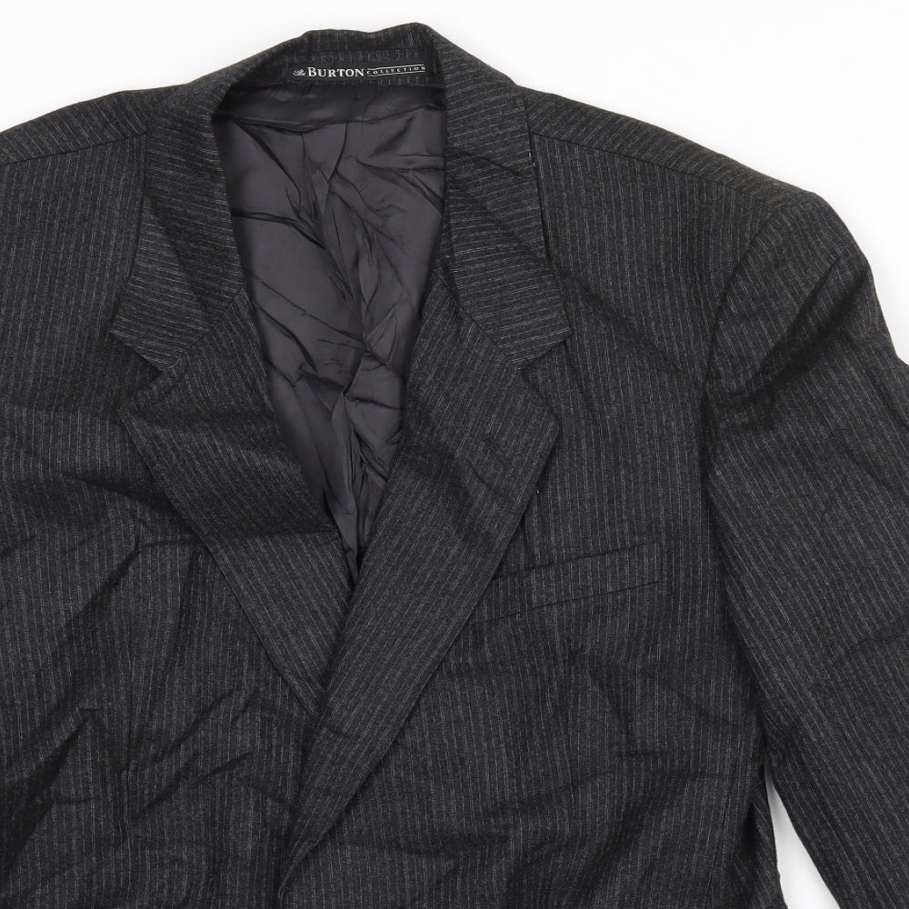 Burton Mens Grey   Jacket Blazer Size 44