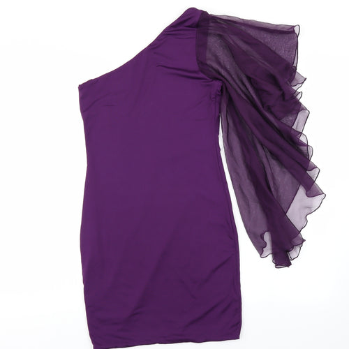 Vicky Martin Womens Purple   Pencil Dress  Size 8