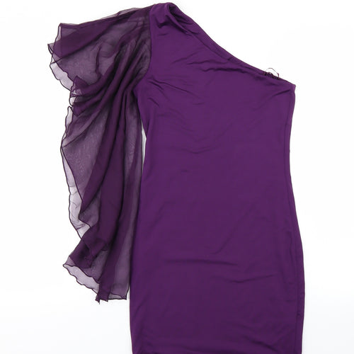 Vicky Martin Womens Purple   Pencil Dress  Size 8