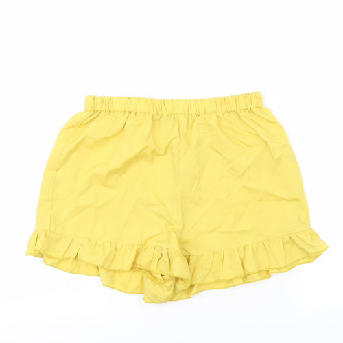 Boohoo Womens Yellow   Cargo Shorts Size 6