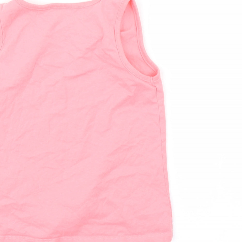 George Girls Pink   Camisole T-Shirt Size 8-9 Years