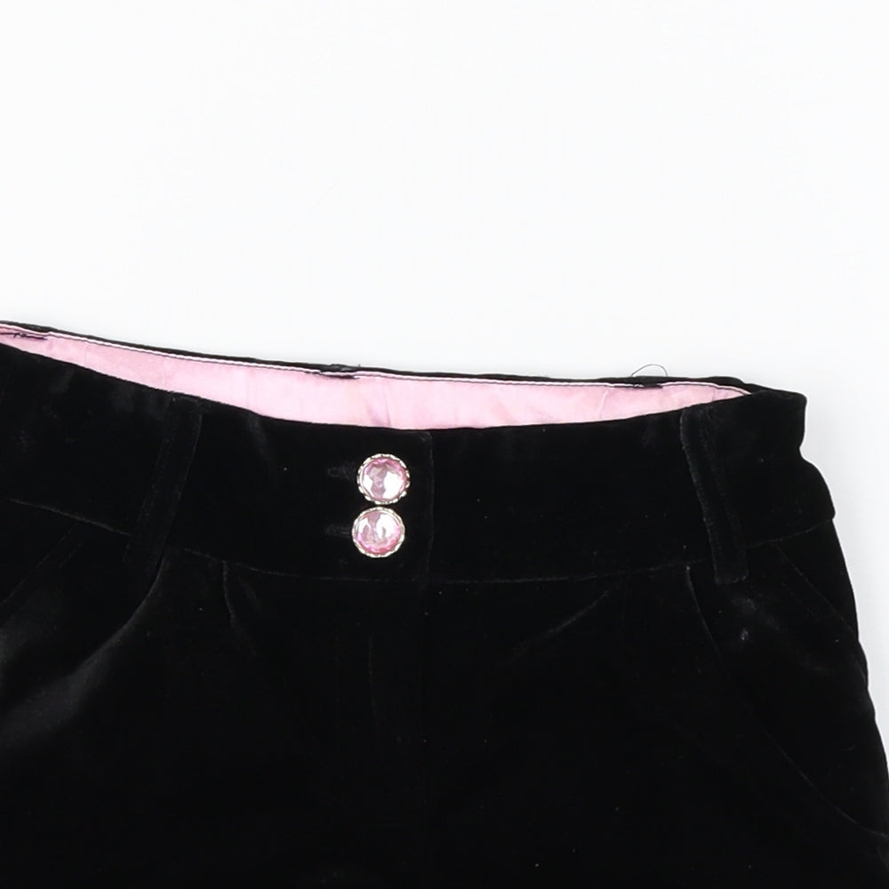 girl2girl Girls Black   Chino Shorts Size 6-7 Years