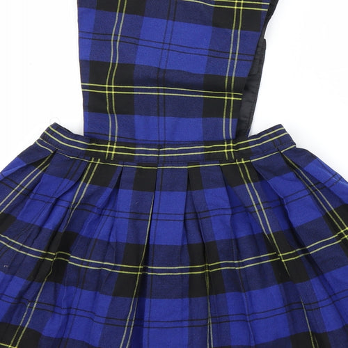 Banner Girls Blue Check  A-Line Skirt Size 5-6 Years