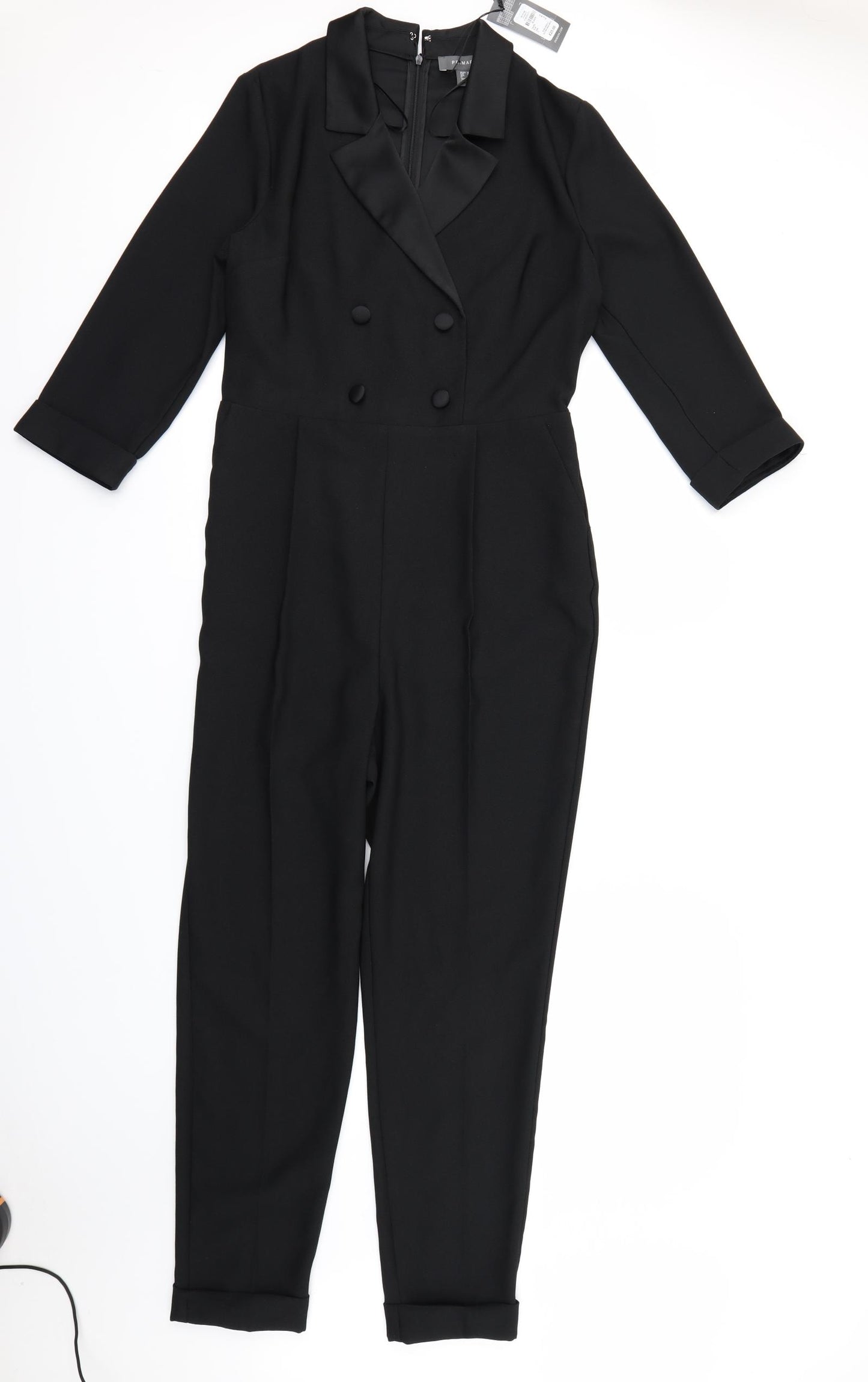 Primark Womens Black   Jumpsuit One-Piece Size 10 L26 in