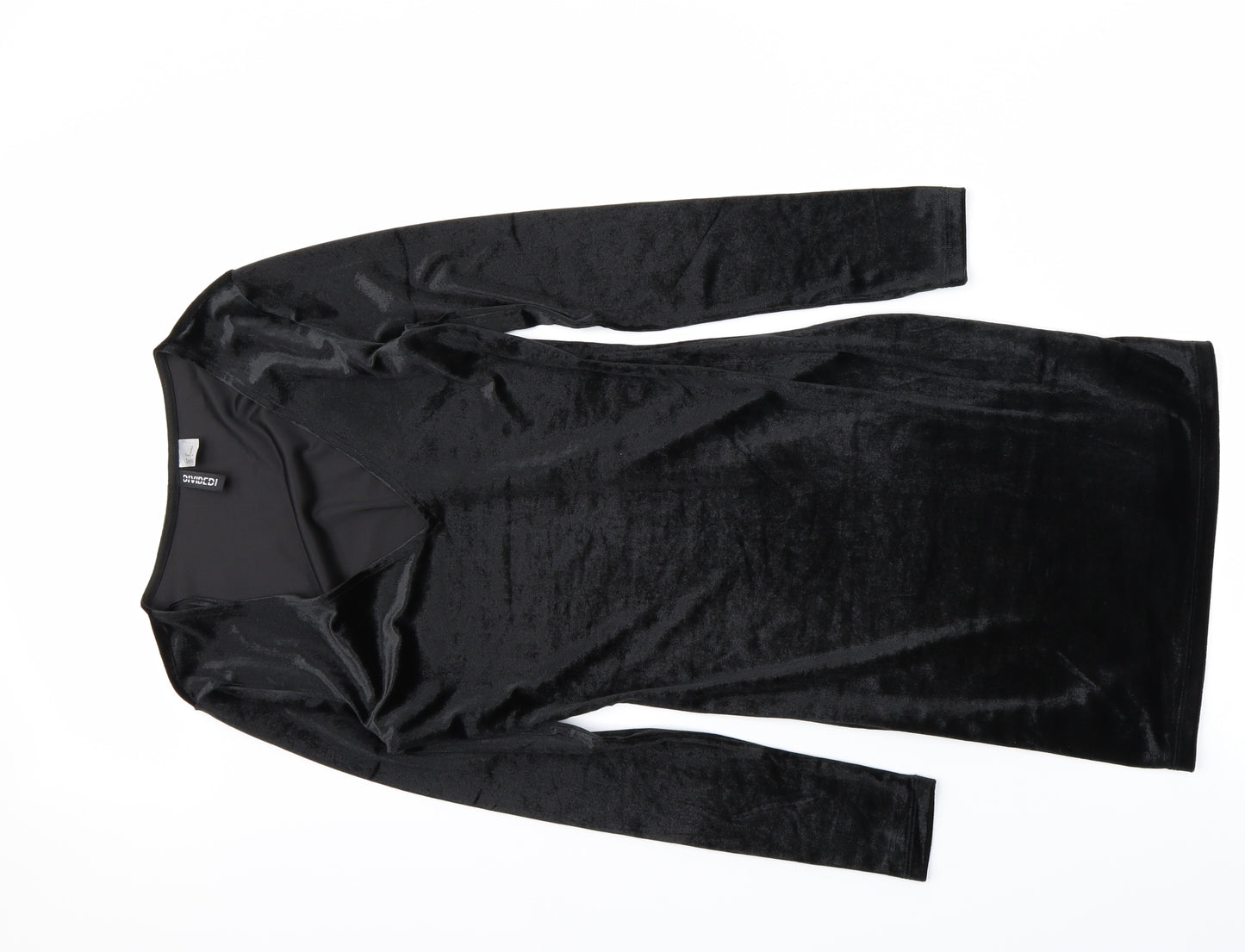 Divided Womens Black   A-Line  Size 8