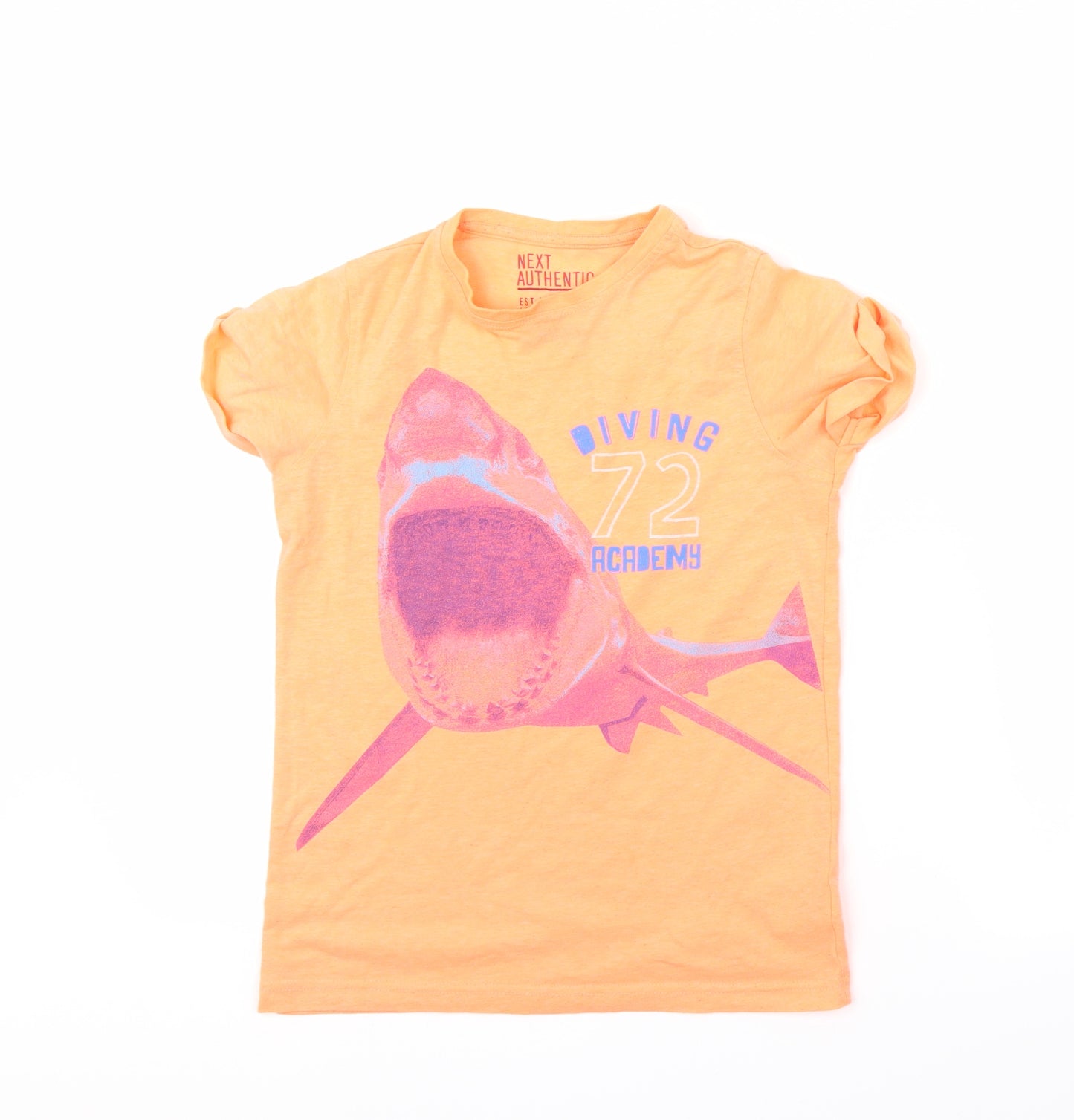 NEXT Boys Pink   Basic T-Shirt Size 9 Years  - neon pink