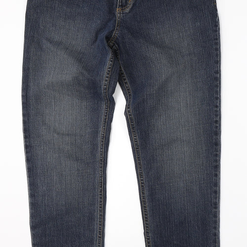 TU Mens Blue  Denim Straight Jeans Size 32 L30 in