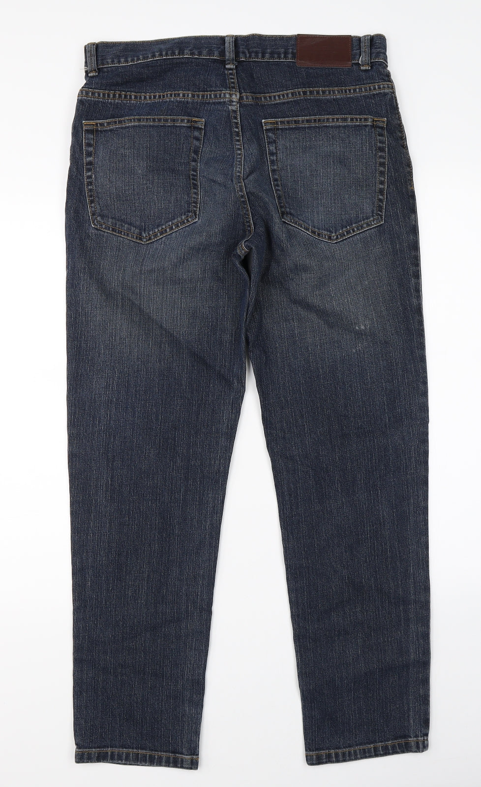 TU Mens Blue  Denim Straight Jeans Size 32 L30 in