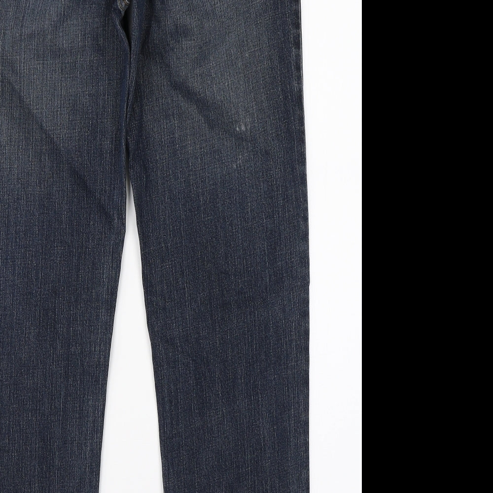 TU Mens Blue  Denim Straight Jeans Size 32 L30 in