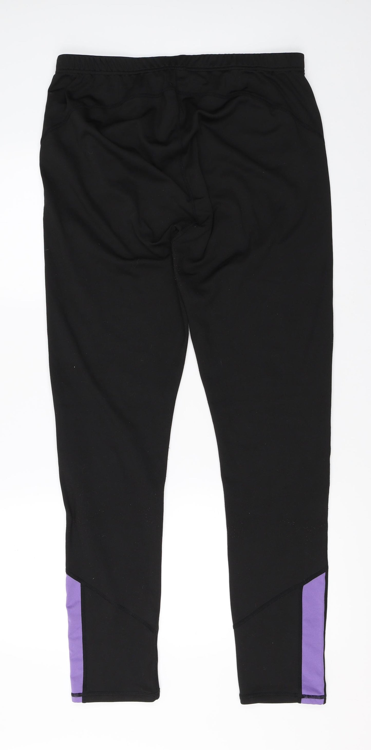Preworn Womens Black   Jogger Leggings Size 2XL L30 in